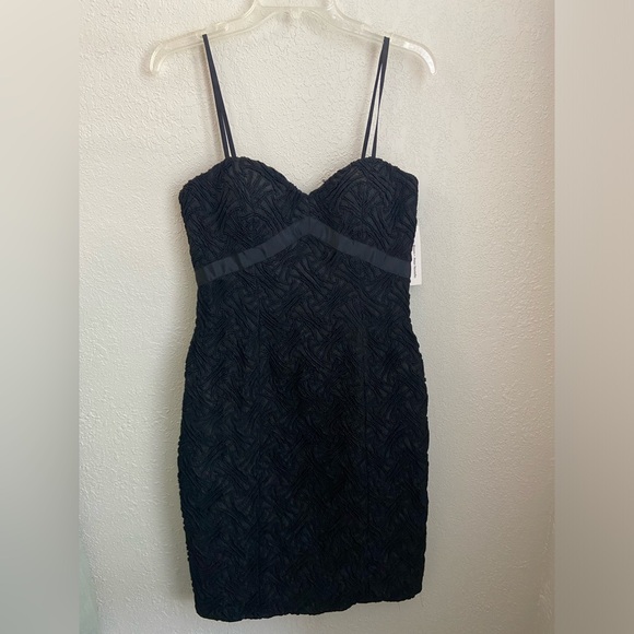 Chetta B, NWT Black Cocktail/ Wedding Dress Women’s Size 8 - Picture 1 of 14